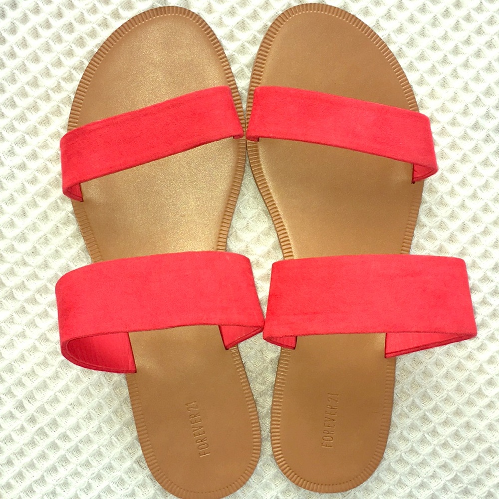 Forever 21 red sandals
